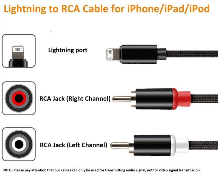 2 Raġel Rca Audio Aux Cable